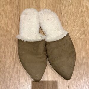 Jenni Kayne shearling lined mules